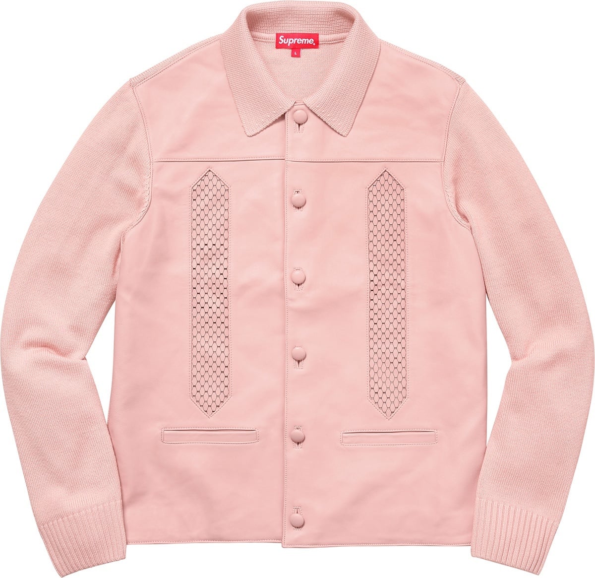 Leather Front Polo Sweater view 4